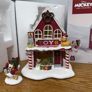 St. Nicholas Square Disney Mickey Mouse Donald's Christmas Toy Shop NEW 2025